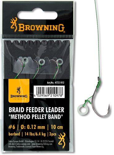 Browning F.Leader Method Pellet Band Braid Gr.6 0,12mm