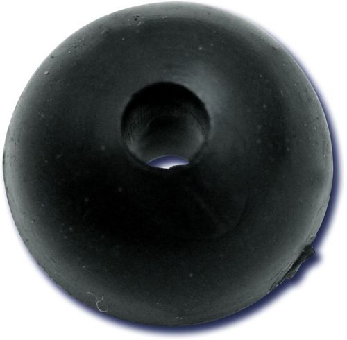 Black Cat Rubber Shock Bead 10mm